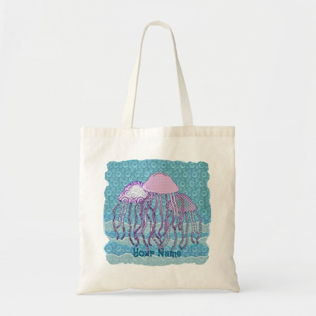 Bolsa Tote Água-viva Trêmula (Frente)