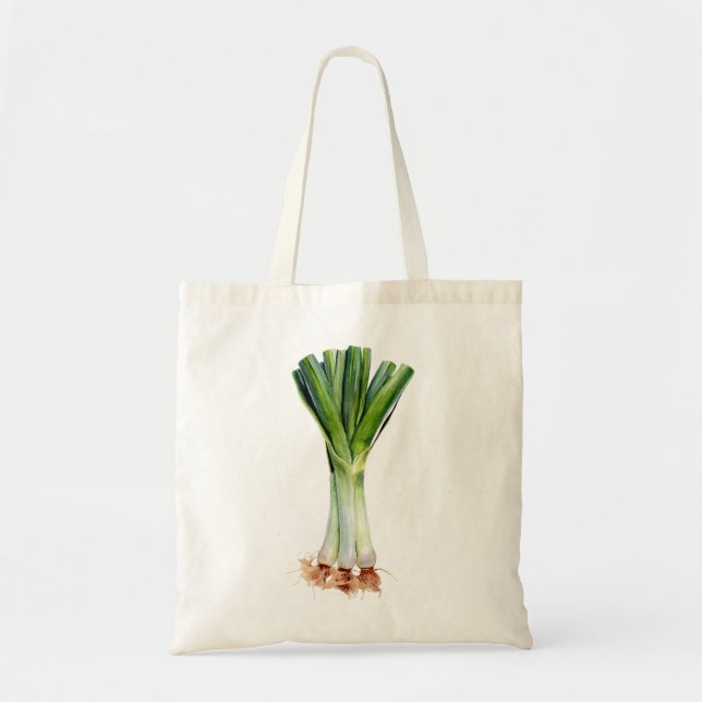 Bolsa Tote Aguarela Shallot  (Frente)