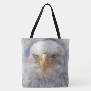 Bolsa Tote Águia animal artística