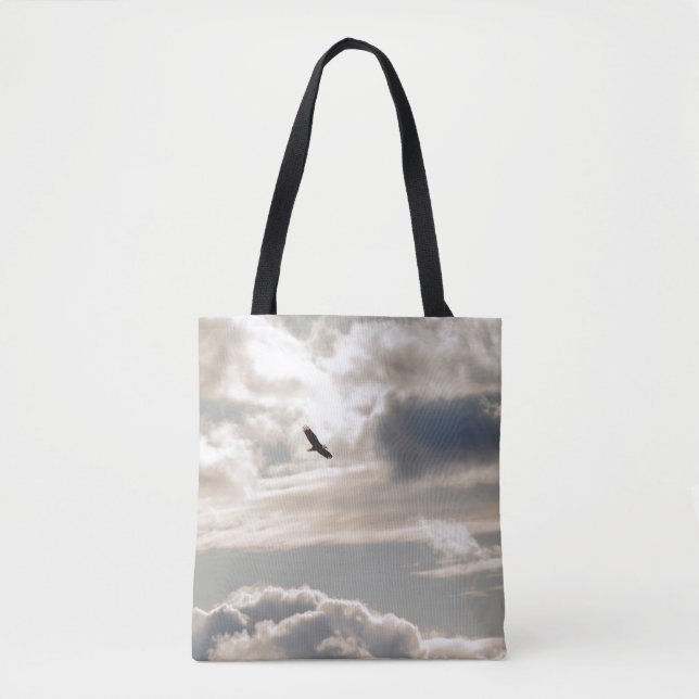Bolsa Tote Águia Bald Soaring (Frente)