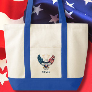 Bolsa Tote Águia Patriótica 250º Aniversário da Independência