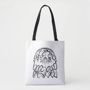 Bolsa Tote Águia Tribal Negra
