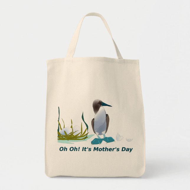 Bolsa Tote Ah É Dia Das Mães (Frente)
