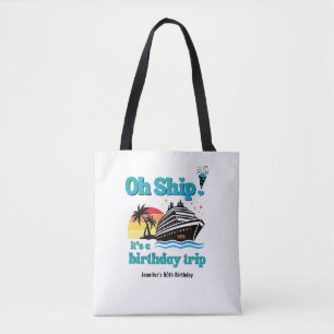 Bolsa Tote Ah Nave! É uma Viagem de Aniversário Personalizada
