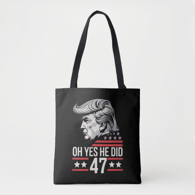 Bolsa Tote Ah Sim Ele Fez 47 Trump 2024  (Frente)