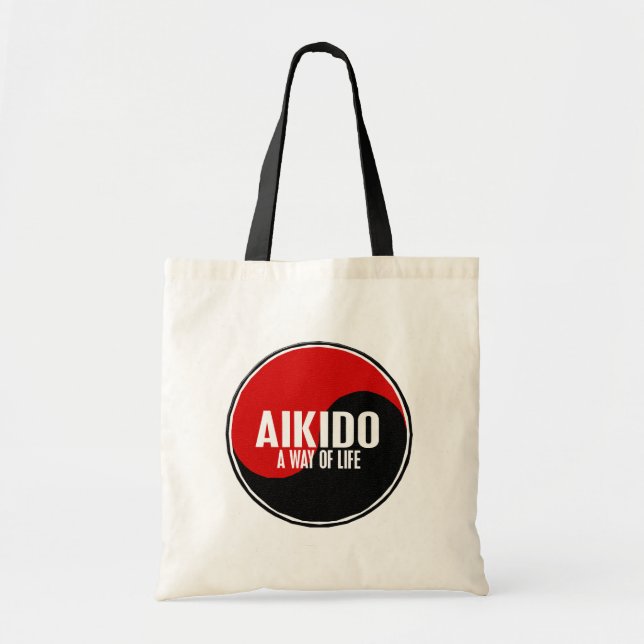 Bolsa Tote Aikido 1 de Yin Yang (Frente)