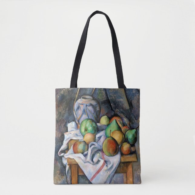Bolsa Tote Ainda com Frutas, Paul Cezanne (Frente)