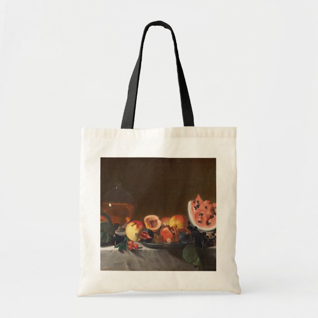 Bolsa Tote Ainda vida com melancias e carafe (Frente)