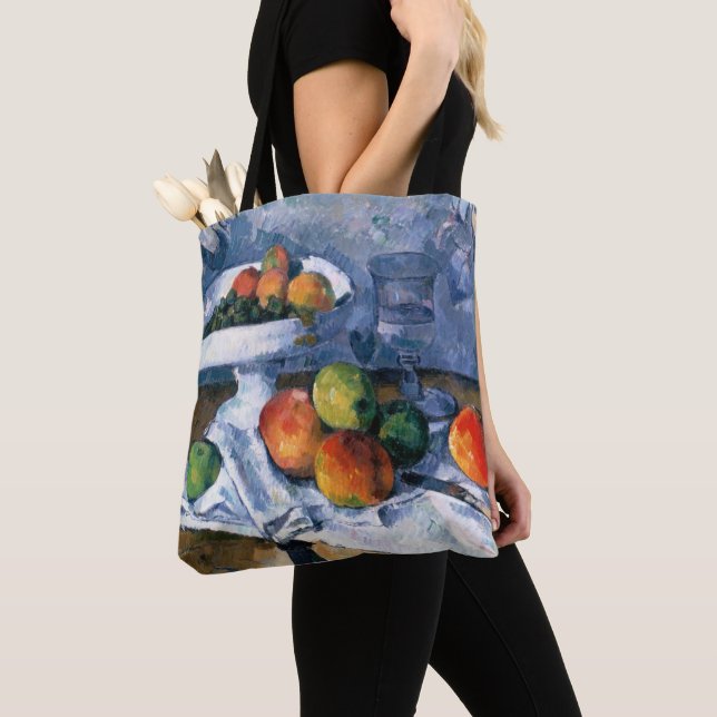 Bolsa Tote Ainda vida com prato de fruta (Close Up)