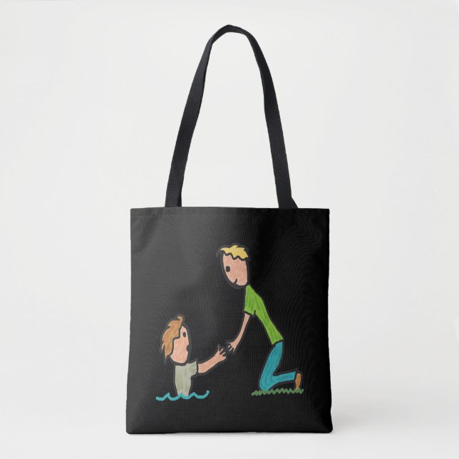 Bolsa Tote Ajuda na Mão (Frente)