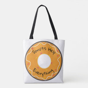 Bolsa Tote Ajuda tudo do Rosquinha da Barra de Ferramentas