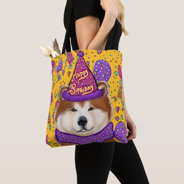 BOLSA TOTE AKITA DOG (Close Up)