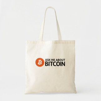 Bolsa Tote aks mim sobre o bitcoin