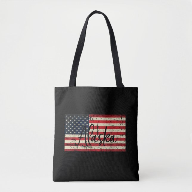 Bolsa Tote Alasca Estados Unidos - América Viagem Alaskan Tot (Frente)