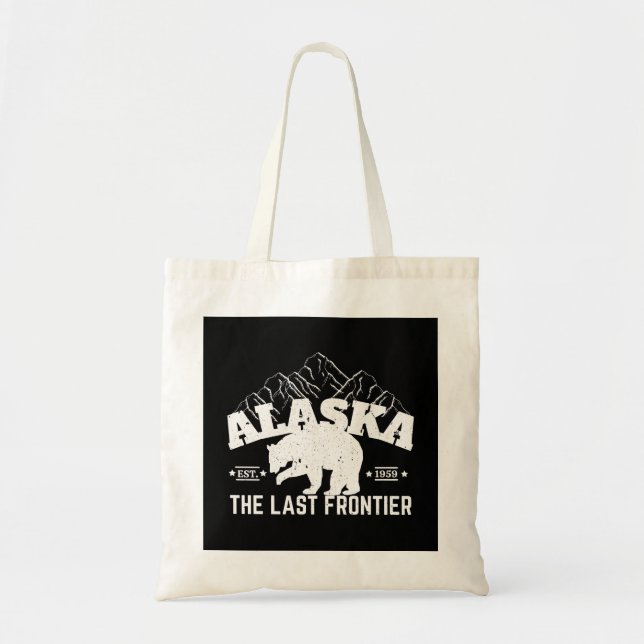 Bolsa Tote Alasca, Último Urso Polar Fronteiriço (Frente)