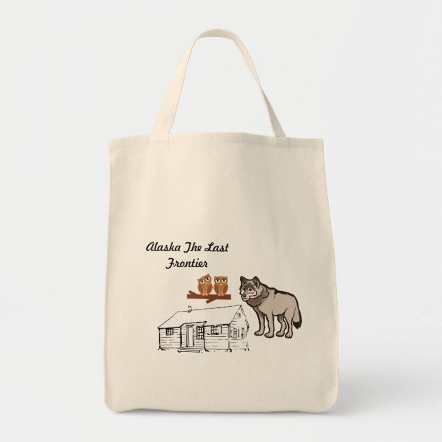 Bolsa Tote Alaska A Última Fronteira (Frente)