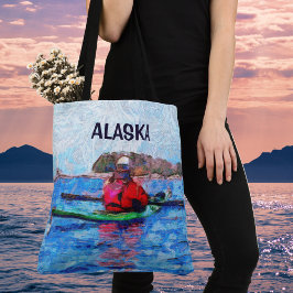 Bolsa Tote Alaska Barenoff Islands Kayaking Painterly