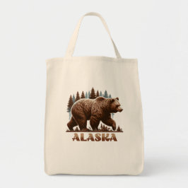 Bolsa Tote Alaska Grizzly Bear