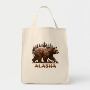 Bolsa Tote Alaska Grizzly Bear