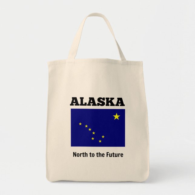 Bolsa Tote Alaska, North to the Future (Frente)