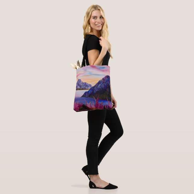 Bolsa Tote Alaskan Cotton Candy Sunset (No(a) Modelo)