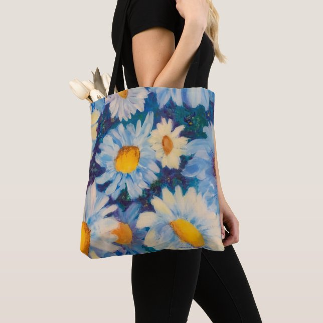 Bolsa Tote Alaskan Crazy Daisies Racerback Topo (Close Up)
