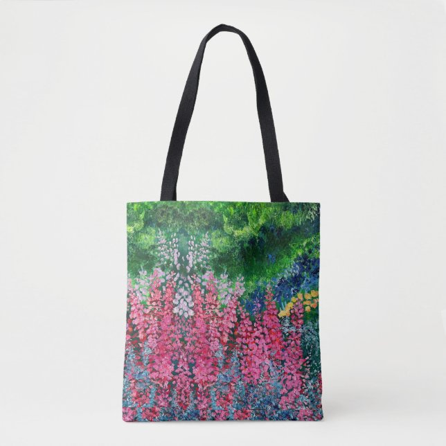 Bolsa Tote Alaskan Fireweed canvas (Frente)