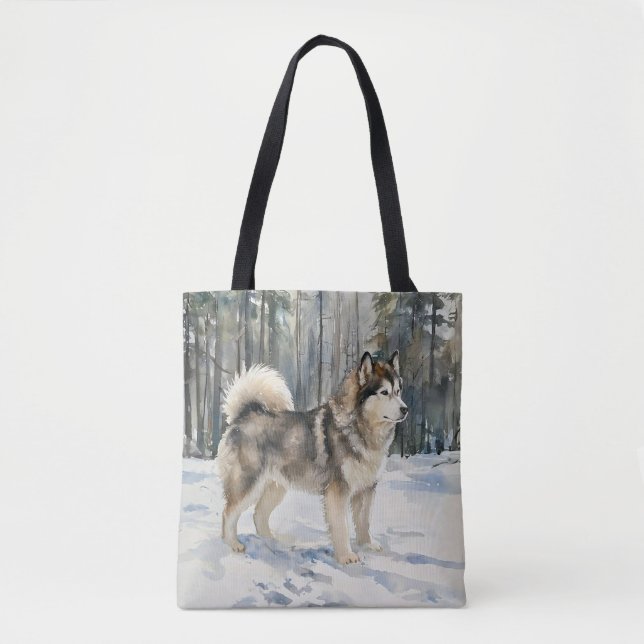 Bolsa Tote Alaskan Malamute (Frente)
