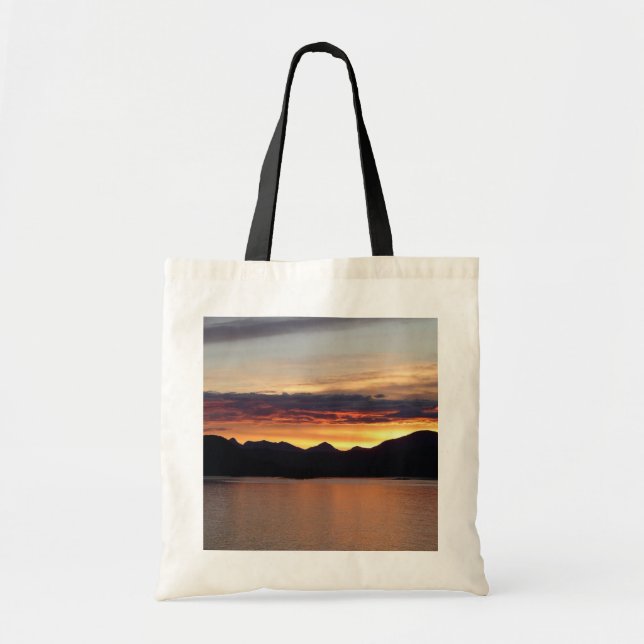Bolsa Tote Alaskan Sunset I Beauful Alaska Photoics (Frente)