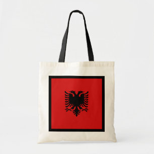 Bolsa Tote Albânia Flag Bag