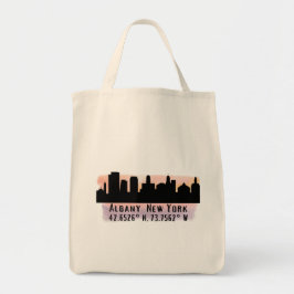 Bolsa Tote Albany NY City Skyline