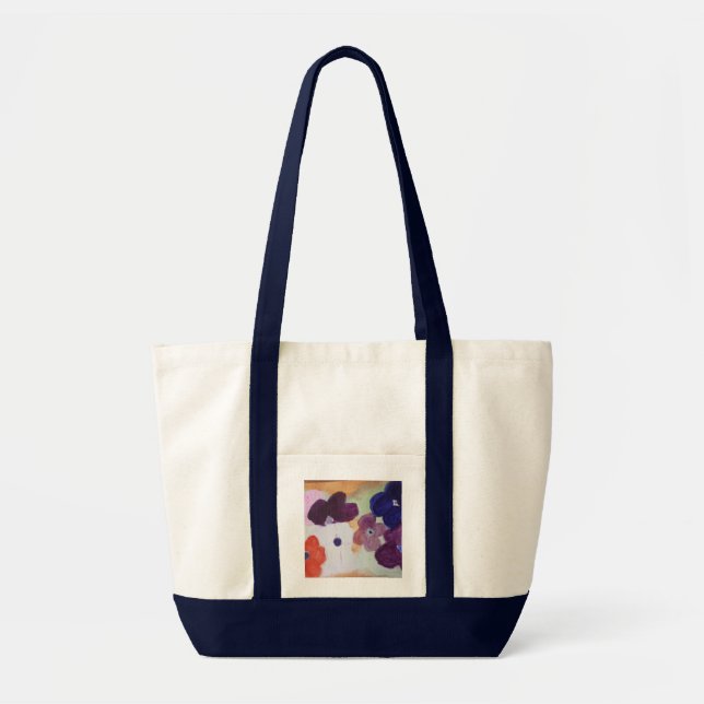 Bolsa Tote Alça Flores de Primavera Anêmona (Frente)