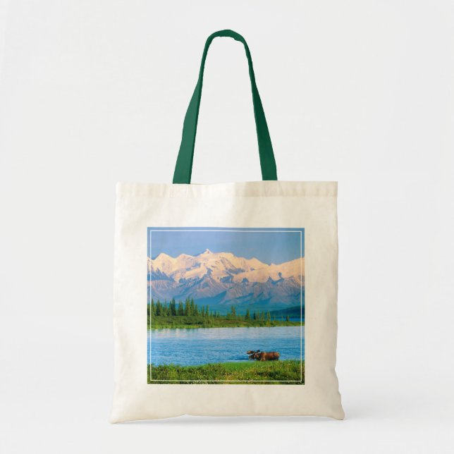 Bolsa Tote Alce macho no Wonder Lake (Frente)