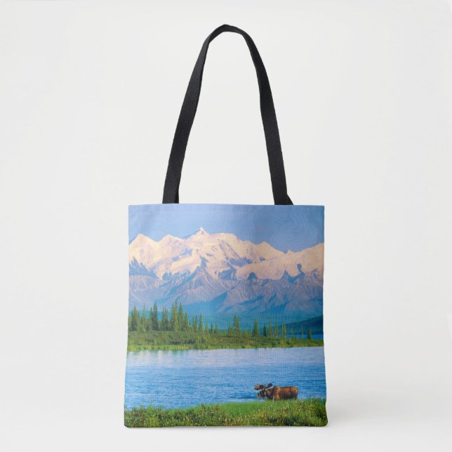 Bolsa Tote Alce macho no Wonder Lake (Frente)