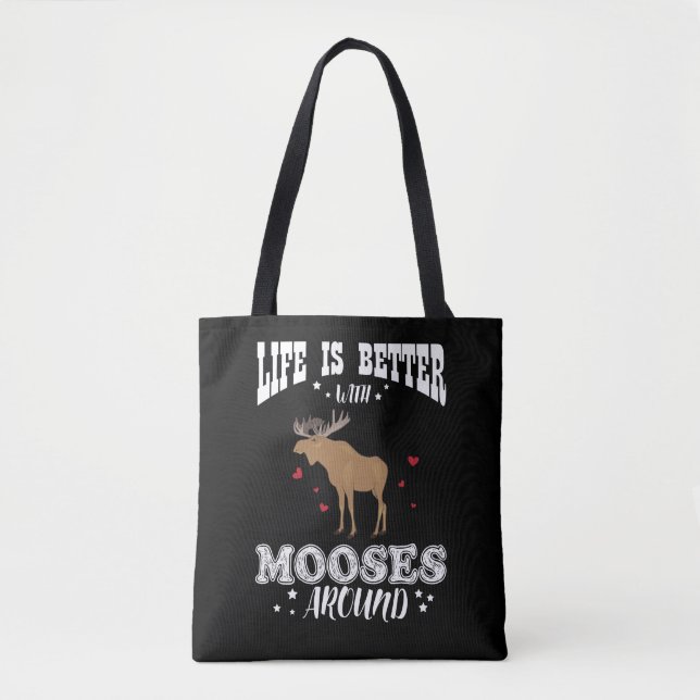 Bolsa Tote Alces do fazendeiro do presente dos alces para (Frente)