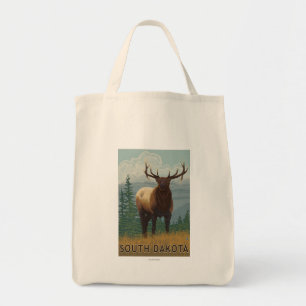 Bolsa Tote Alces SceneSouth Dakota
