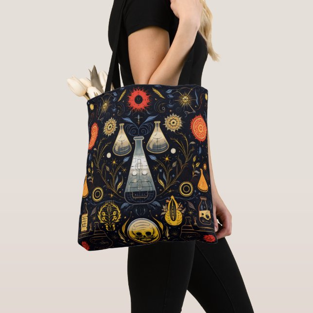 Bolsa Tote Alchemy Dark Magic Fantasy (Close Up)