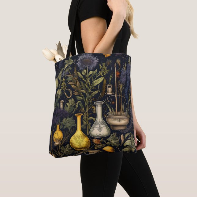 Bolsa Tote Alchemy Magic Herbs (Close Up)