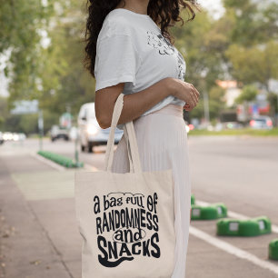 Bolsa Tote Aleatoriedade & Lanches Excêntrico Moderno Elegant