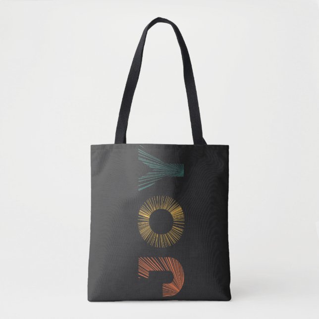 Bolsa Tote Alegria Colorida (Frente)