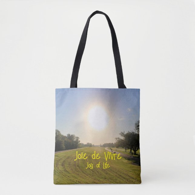 Bolsa Tote "Alegria da vida" (Frente)