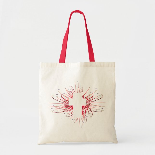Bolsa Tote ALEGRIA! na cruz (Frente)