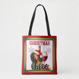 Bolsa Tote Alegria Natalina Retrô Pinup