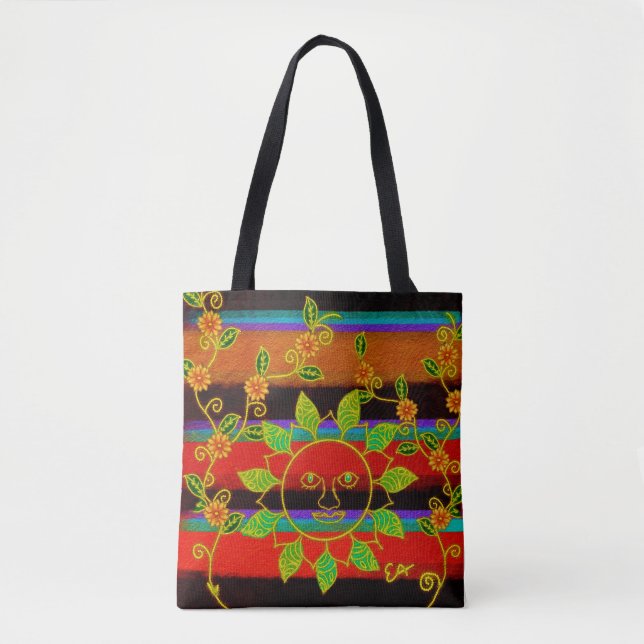Bolsa Tote Alegria Orgânica da Mãe Natureza (Frente)