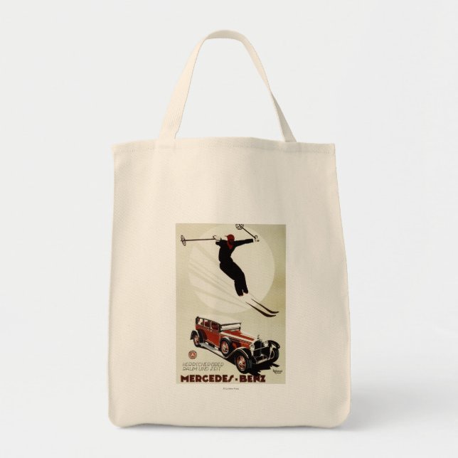 Bolsa Tote Alemanha - Skier Jumping (Frente)