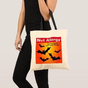 Bolsa Tote Alergia às Nutas Sintomas Tratamento de Halloween