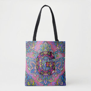 Bolsa Tote Alfabeto I mandala