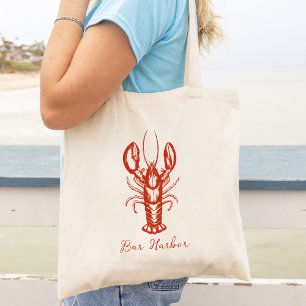 Bolsa Tote Alfândega de Lagosta de Maine Estética do Pescador