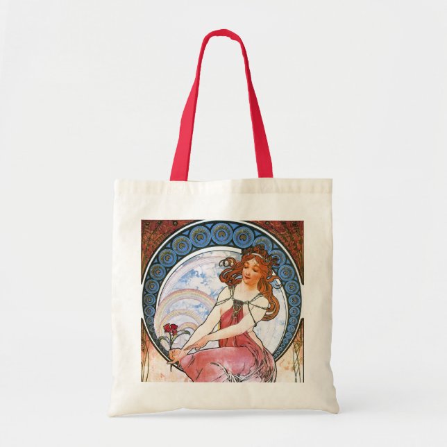 Bolsa Tote Alfons Mucha: Musa da pintura (Frente)