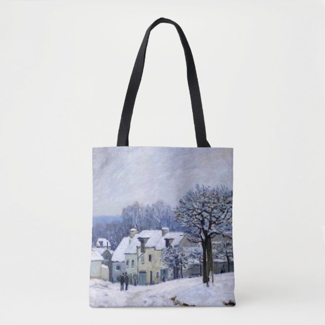 Bolsa Tote Alfred Sisley - Place Chenil em Marly, Efeito de N (Frente)